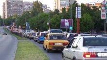 Огромно задръстване на магистрала „Хемус” на входа на София