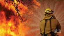 Огнен ад в Монтана, изгоряха стотици декари с култури