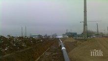 Строители пробиха магистрален газопровод в Пловдив
