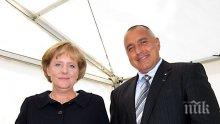 Ангела Меркел пожела на Бойко Борисов успех на изборите