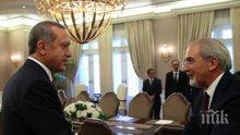 Ердоган пусна снимки за срещата си с Местан