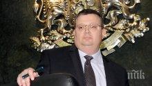 Цацаров: Прокуратурата нямаше друга възможност, освен да не поддържа обвинението към Цветанов