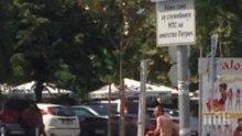 Петрич в потрес! Гол мъж в центъра поздравява дамите със силата на мъжките си атрибути. Катастрофа се разминала на косъм заради непознатия! (снимка)
