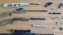 Криминалисти разбиха незаконна работилница за оръжие