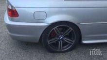Нарязаха гумите на фирмен автомобил в Русе