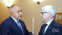 Борисов се срещна с генералния директор на ОЛАФ Джовани Кеслер