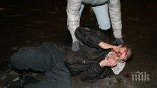Роми пребиха мъж в центъра на София!
