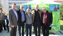 Народният представител Пламен Нунев, кметовете на Русе, Иваново и Ценово дадоха своята категорична подкрепа за Димитър Славов в Бяла