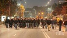 София е блокирана! Протестът на полицаите затвори и Орлов мост (снимки)