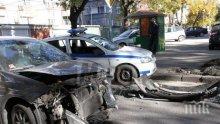 Младият шофьор, ранил полицай: Съжалявам, не видях знака (снимки и видео)