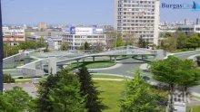 Пасарелки ще обслужват пешеходното и велосипедното движение на кръстовище „Трапезица“ в Бургас
