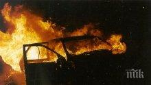 Камион се самозапали на пътя Велико Търново - Полски Тръмбеш