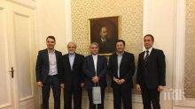 Иран апелира за политическо и икономическо сътрудничество с България