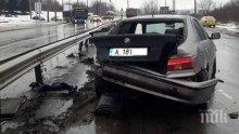 ИЗВЪНРЕДНО! Жестока катастрофа в Бургас! 24-годишен размаза тузарското си БМВ в Отсечката на смъртта (потресаващи снимки)