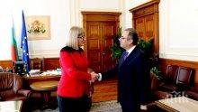 Цачева се срещна с почетния президент на Международния адвокатски съюз Мигел Лоиназ