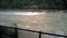 Нивото на река Осъм в Ловеч се е увеличило с 38 сантиметра