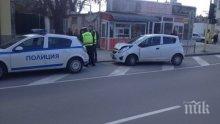 Кола удари автобус на градския транспорт във Варна (снимки)