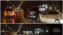 Първи подробности за верижното меле в София! Пиян полковник опитал да избяга, после накарал друг шофьор да поеме отговорност