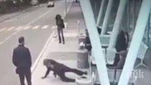 Бруталният Живко, който изрита в гръб пенсионерка в Бургас, остава в ареста