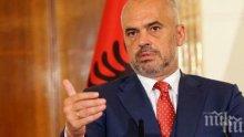 На четири очи! Премиерът на Албания и президента на Турция обсъдиха общи проекти