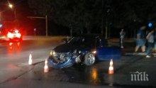 Ужасяващ инцидент в Русе! Катастрофа между два автомобила отнесе момиче