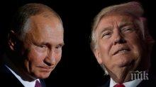 ГОРЕЩА СРЕЩА! Тръмп потупа приятелски Путин на срещата на АТИС