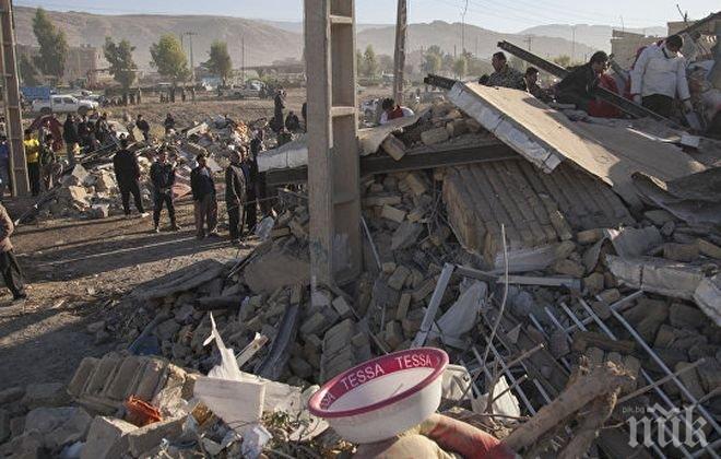 В Иран обявиха ден на траур в памет на загиналите при земетресението