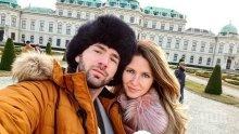 КОЛЕДНА ПРИКАЗКА! Наско Месечков и Кремена избягаха във Виена! А бебето им... (СНИМКИ)
