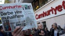 Четирима журналисти от „Джумхуриет“ остават в ареста поне до март 2018 г.