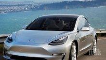 Електромобилът Tesla Model 3 е успял да развие скорост, по-висока от обявената като максимална