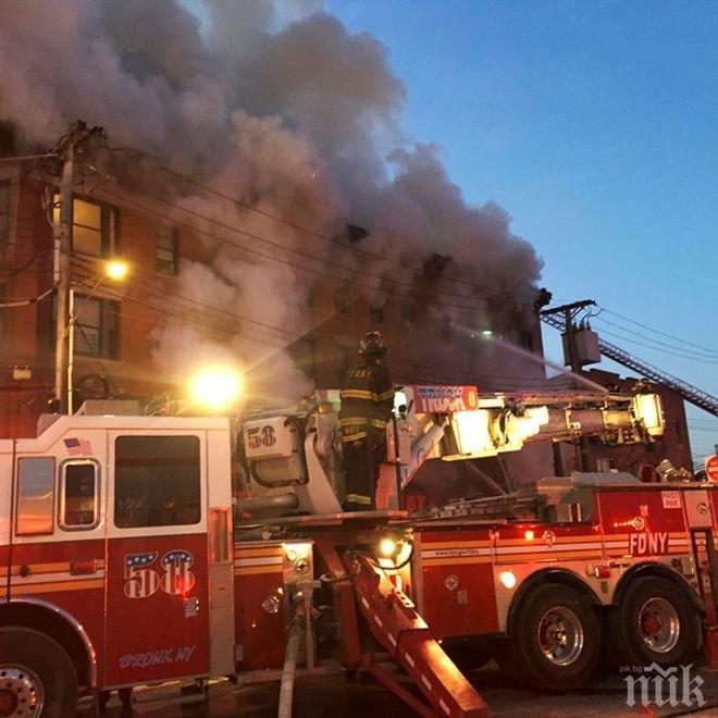 Броят на пострадалите от новия пожар в Бронкс се увеличи на 23 души