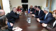 Премиерът Бойко Борисов се срещна с Лука Визентини