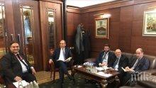 Цветан Цветанов проведе работна среща с председателя на Комисията ЛИБЕ в ЕП Клод Мораес