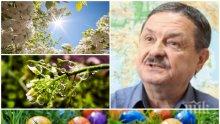 ЕКСКЛУЗИВНО В ПИК TV! Топклиматологът доц. Георги Рачев с експресна прогноза за Великденските празници - ето какво време ни очаква (ОБНОВЕНА)
