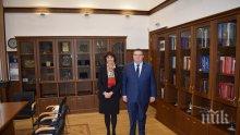 Цацаров обсъди с колежката си от Люксембург създаването на Европейска прокуратура