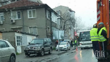 Кола помете жена на пешеходна пътека в Пловдив (СНИМКИ)