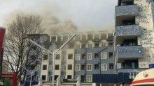Пожарът в Студенския град избухнал в хотела на юношите от ЦСКА (СНИМКА)