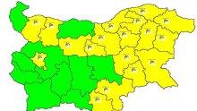 Важно! Жълт код за силен вятър за 18 области на страната за днес