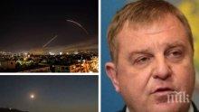 САМО В ПИК! Вицепремиерът Каракачанов с първо интервю за ударите в Сирия - има ли опасност за България и Балканите