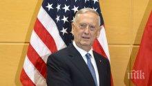 Министърът на отбраната на САЩ убеден, че конфликтът в Сирия не може да се реши по военен път