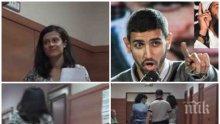 ИЗВЪНРЕДНО В ПИК TV! Полицай пази от журналисти скандалната съдийка Хазърбасанова, която брани хулителя на Левски – вижте как бяга от камерата ни