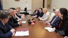 Премиерът Борисов постави темата "Желяз Андреев" при срещата с американския главен прокурор