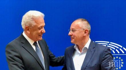 Еврокомисар Аврамопулос с категорична подкрепа за доклада на Станишев за България в Шенген с всички граници