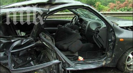 кръв пътя рено излетя бясна скорост тракия годишен загина