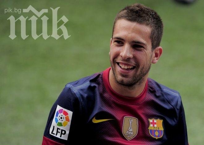 Жорди Алба няма да играе за Барселона поне 3 седмици