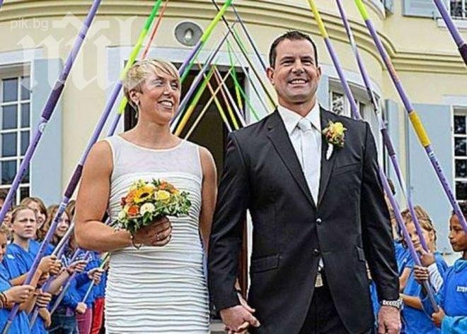 Световна шампионка се омъжи за треньора си