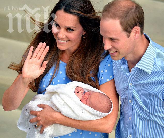 Принц Уилям: Джордж реве като лъв