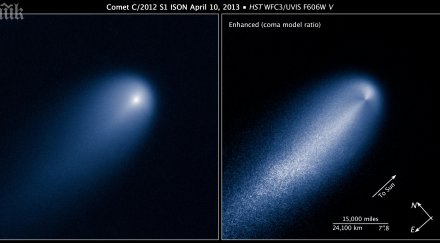 руски учени странната комета ison извънземен кораб