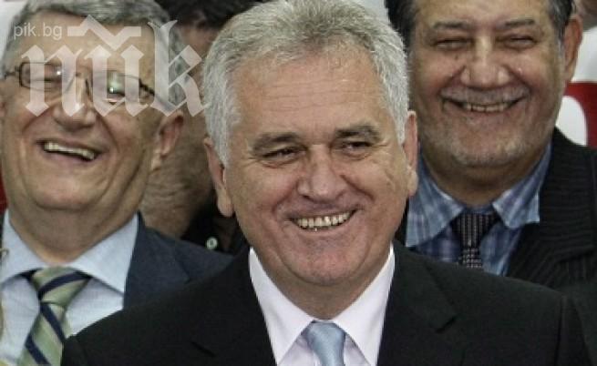 Сръбският президент на  аудиенция при Плевнелиев