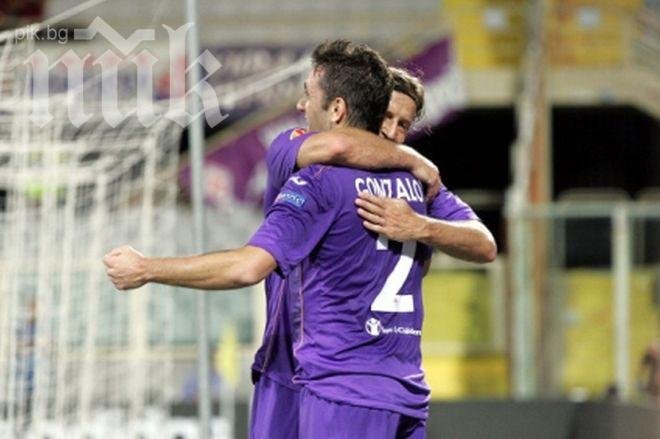 Фиорентина гази на старта в Лига Европа
